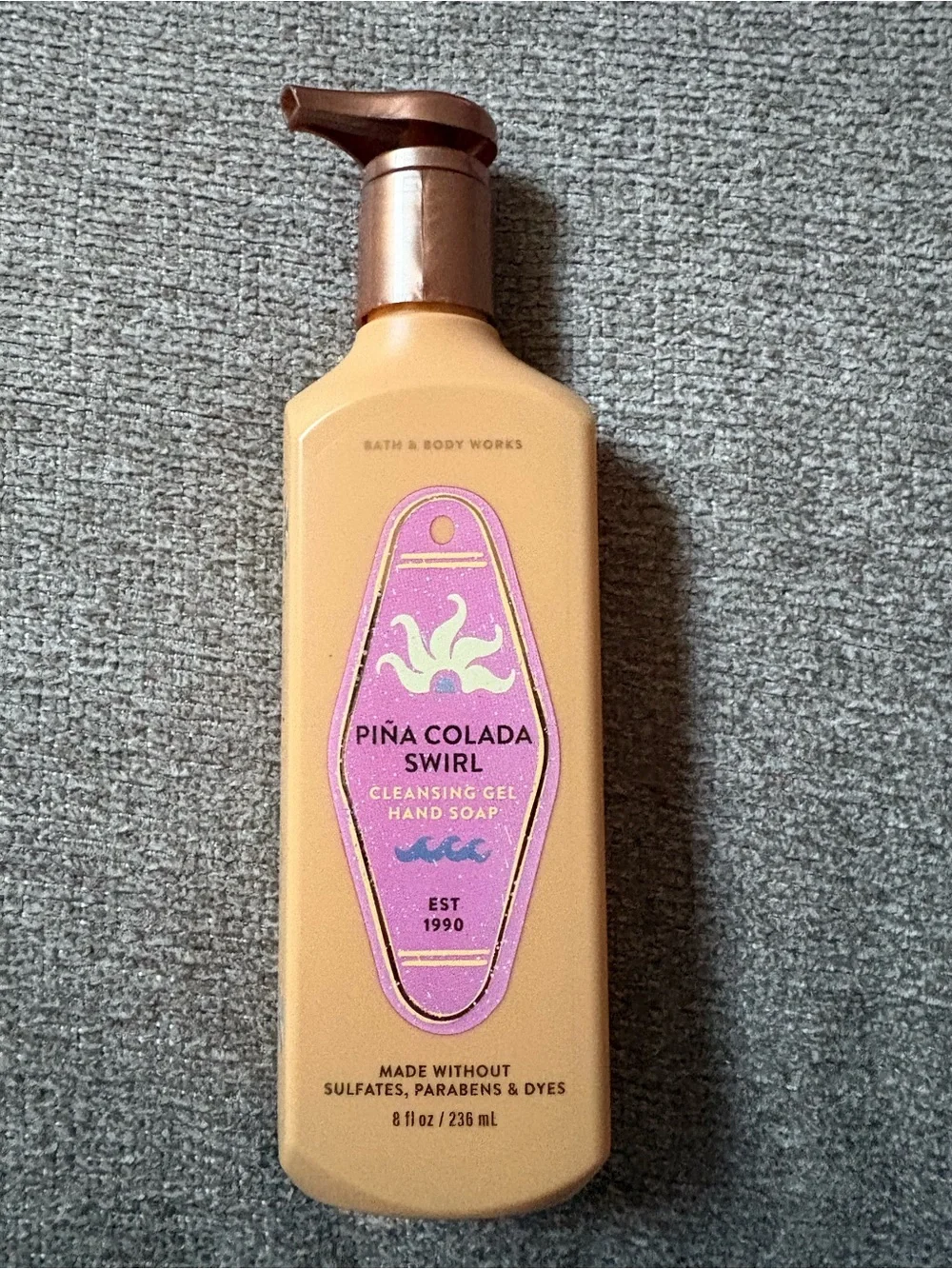 Bath & Body Works Piña Colada Swirl Cleansing Gel Hand Soap
